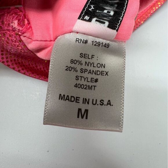Dippin Daisy’s Swimwear Pink Metallic Bikini Medium - Picture 6 of 10